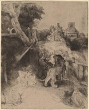 Saint Jerome Reading in an Italian Landscape, c. 1653.