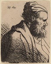 Snub-Nosed Man in a Cap, in or before 1630.