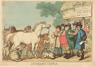Insurable Cattle, published 1809.
