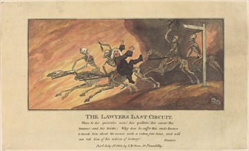 The Lawyers Last Circuit, published 1802.