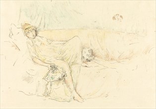 Draped Figure, Reclining, 1892.