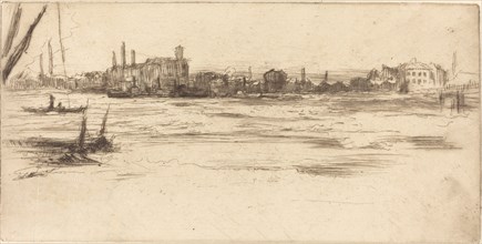 The Troubled Thames, c. 1875.