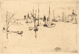 Boats, Dordrecht, 1884.