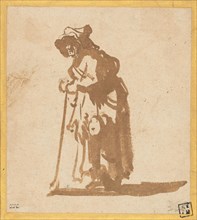 Beggar Woman Leaning on a Stick, 1628/1630.