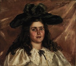 Laura Alice in Big Hat, ca. 1892-1895.