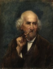 Old Man with Pipe.