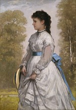 Portrait of Agnes Elizabeth Claflin, 1873.