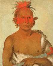 Pash-ee-pa-hó, Little Stabbing Chief, the Younger, One of Black Hawk's Braves, 1832.