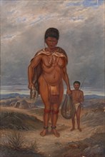 Hottentot Woman and Children, ca. 1893.