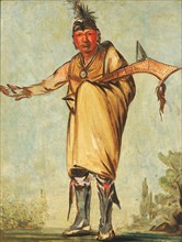 Náw-káw, Wood, Former Chief of the Tribe, 1828.