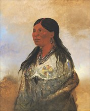 Hón-je-a-pút-o, Wife of Bear-catcher, 1832.
