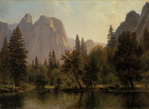 Cathedral Rocks, Yosemite Valley, ca. 1872.