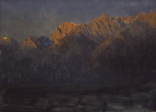 Sunrise in the Sierras, ca. 1872.