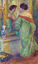 (Lady Reflected in Mirror), before 1910.