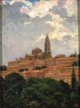 Cathedral at le Puy, 1911.