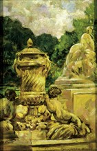 Jardin de la Fontaine at Nimes, France, 1911.