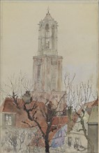 Tower of the Cathedral of Utrecht, Holland, 1898.