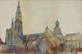 Antwerp Cathedral, 1899.