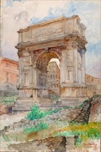 Arch of Titus, Rome, 1933.