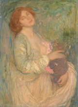 Woman with Vase, late 19th-early 20th century.