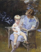 Marjorie and Little Edmund, 1928.