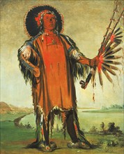 Ha-na-tá-nu-maúk, Wolf Chief, Head Chief of the Tribe, 1832.