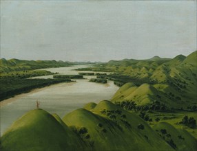River Bluffs, 1320 Miles above St. Louis, 1832.