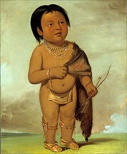 Tcha-aés-ka-ding, Grandson of Buffalo Bull's Back Fat, 1832.