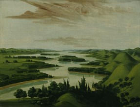 View from Floyd's Grave, 1300 Miles above St. Louis, 1832.