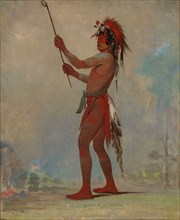 We-chúsh-ta-dóo-ta, Red Man, a Distinguished Ball Player, 1835.