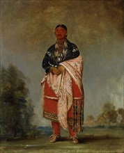 Wife of Kee-o-kúk, 1835. Oldest of seven wives and mother of favourite son.