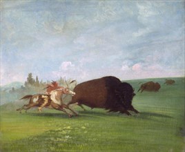 Buffalo Chase, a Single Death, 1832-1833.