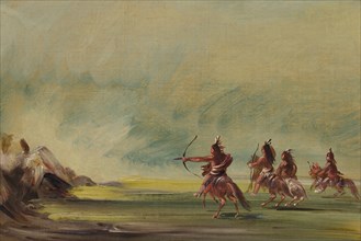 Comanche Giving Arrows to the Medicine Rock, 1837-1839.