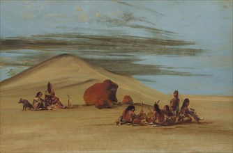 Sioux Worshiping at the Red Boulders, 1837-1839.