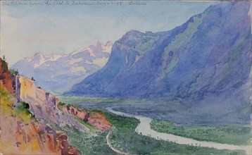 The Rhone from the Path to Salvari (Switzerland), 1898.