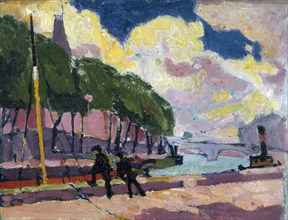 On the Banks of the Seine, 1909-1912.