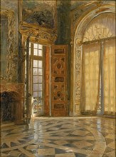 Vestibule Corner ''Schleissheim," Prince Regent Luitpold's Palace, 1880.