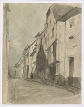 A Street at Saverne, 1858.