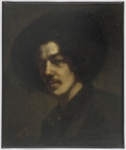 Portrait of Whistler with a Hat, 1857-1859.