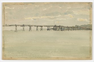 Grey and Silver?Pier, Southend, 1882-1883.