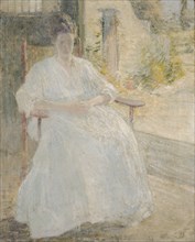 Figure in Sunlight (Artist's Wife), ca. 1890-1900.