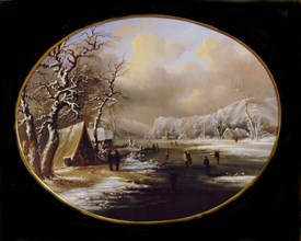 Winter Skating in New Jersey, ca. 1847.