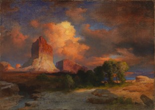 Sunset Cloud, Green River, Wyoming, 1917.