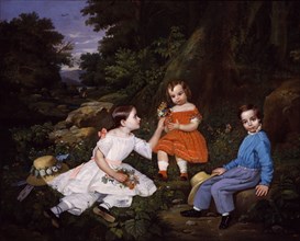 The Mabie Children, ca. 1852.