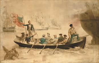 Perry Transferring His Flag to the Niagara, late 19th century.