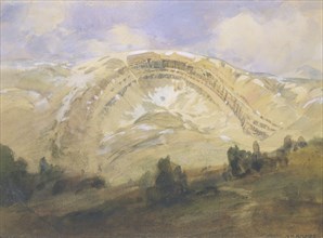 Folded Strata, a Great Geological Arch, Colorado, 1874.