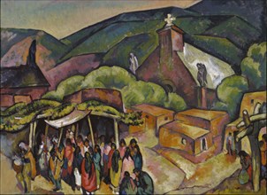 Feast Day: San Juan Pueblo, ca. 1921.