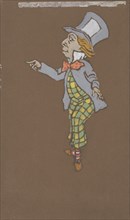 Mad Hatter (costume design for Alice-in-Wonderland, 1915).