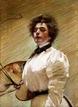 Self-Portrait with Palette, ca. 1906.