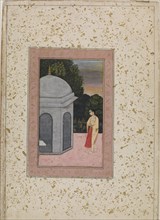 A Visit to a Temple, ca. 1740. Attributed to Faqirullah Khan.
